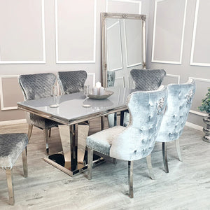 Athena 1.8m Dining Table - Available in Marble, Sintered Stone & Glass - Variety of Colours