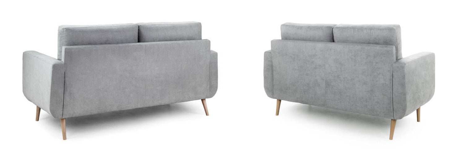 Aurora Sofa -  Grey Fabric - Available in Corner, 3+2 & Armcahir