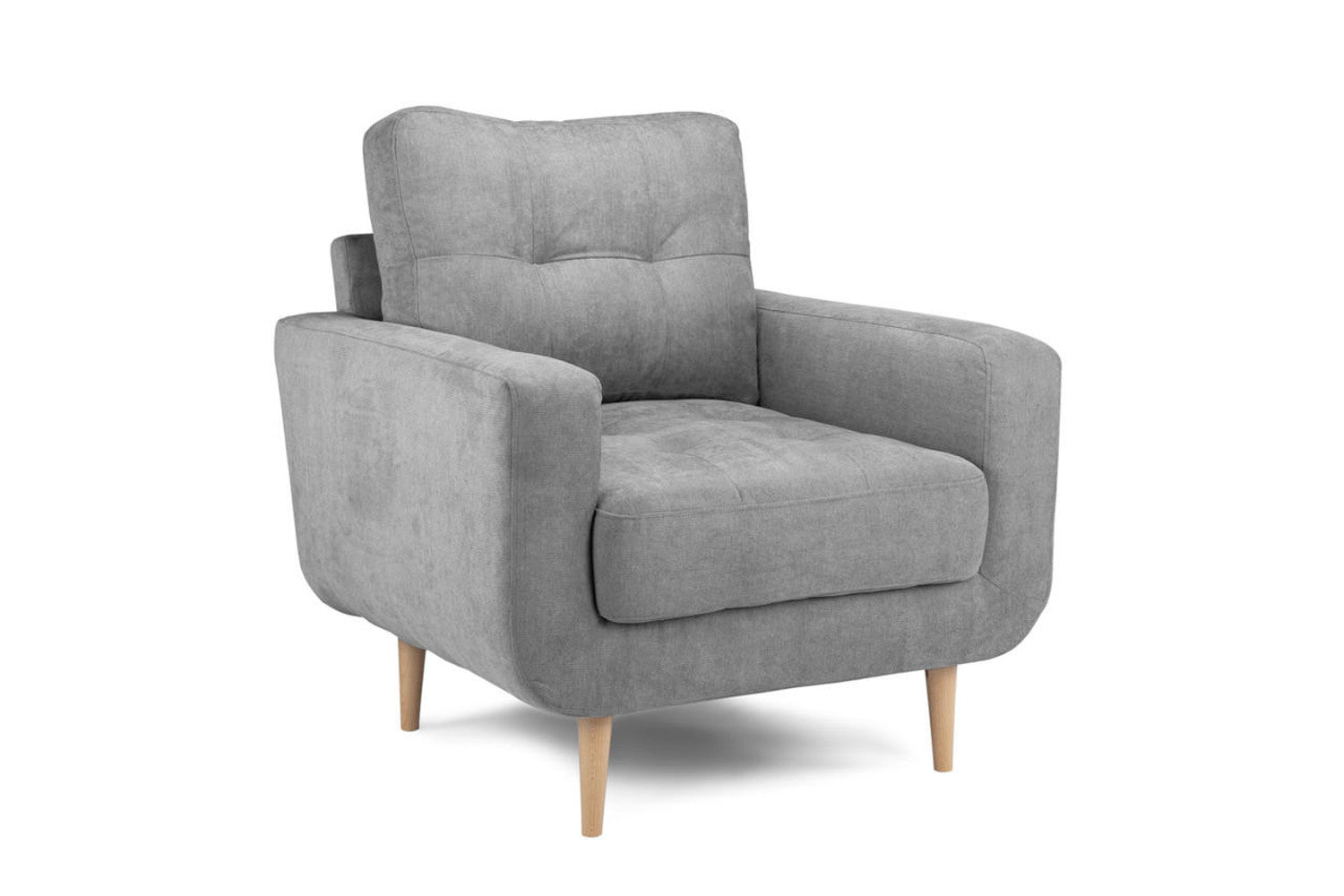 Aurora Sofa -  Grey Fabric - Available in Corner, 3+2 & Armcahir