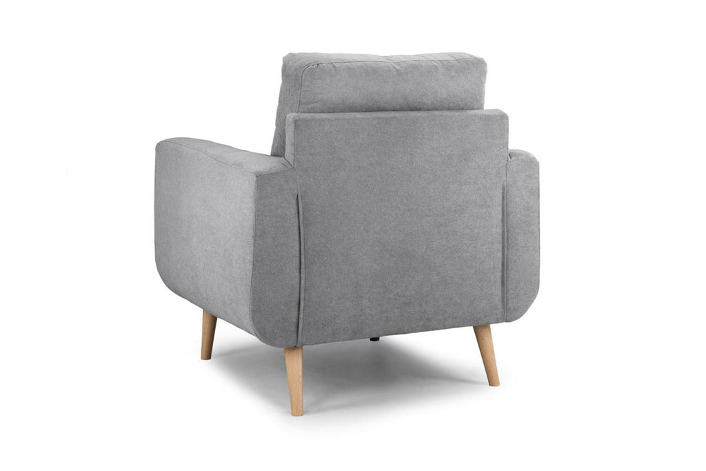 Aurora Sofa -  Grey Fabric - Available in Corner, 3+2 & Armcahir