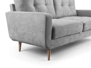 Aurora Sofa -  Grey Fabric - Available in Corner, 3+2 & Armcahir