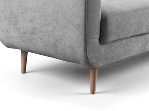 Aurora Sofa -  Grey Fabric - Available in Corner, 3+2 & Armcahir