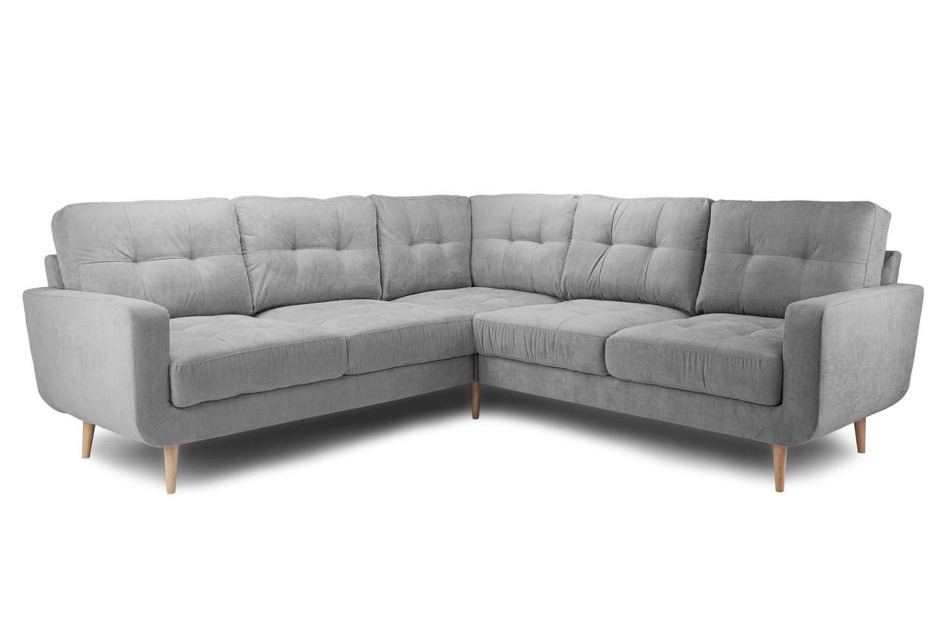 Aurora Sofa -  Grey Fabric - Available in Corner, 3+2 & Armcahir