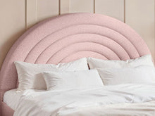 Load image into Gallery viewer, Ava Boucle Fabric Bed - Available in Double - Mattress Options
