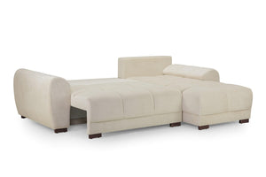 Azzuro SofaBed - Colours Grey or Mocha or Cream - Available in Universal Corner