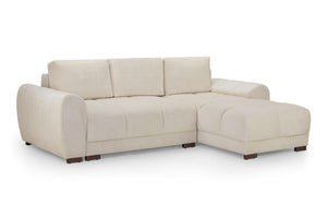 Azzuro SofaBed - Colours Grey or Mocha or Cream - Available in Universal Corner