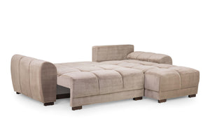 Azzuro SofaBed - Colours Grey or Mocha or Cream - Available in Universal Corner