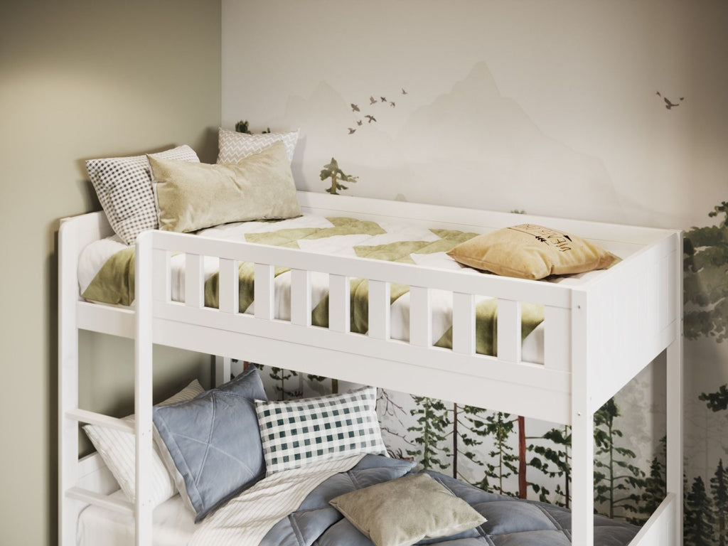 Beaumont Wooden Bunk Bed Single - Available in Grey or White