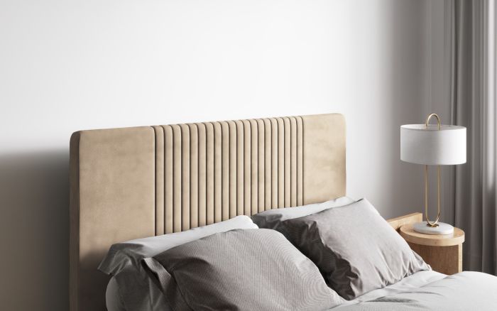 Silver or Mink Sonar Velvet Ottoman Bed - Available in Double Or KingSize