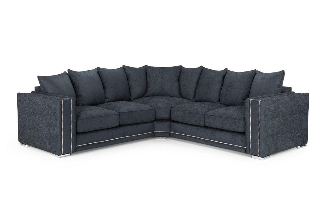 Bentley Sofa - Plush Charcoal - Available in a Large Corner & 3+2 Set