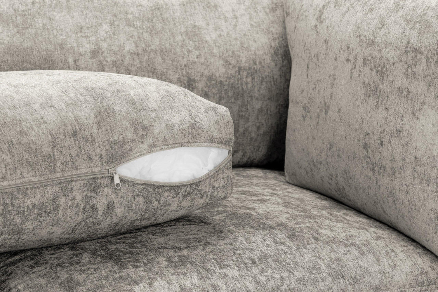Bishop Large Corner Sofa - Available Truffle or Platinum - Scatterback or Full Back