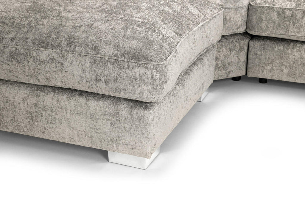 Bishop Large Corner Sofa - Available Truffle or Platinum - Scatterback or Full Back