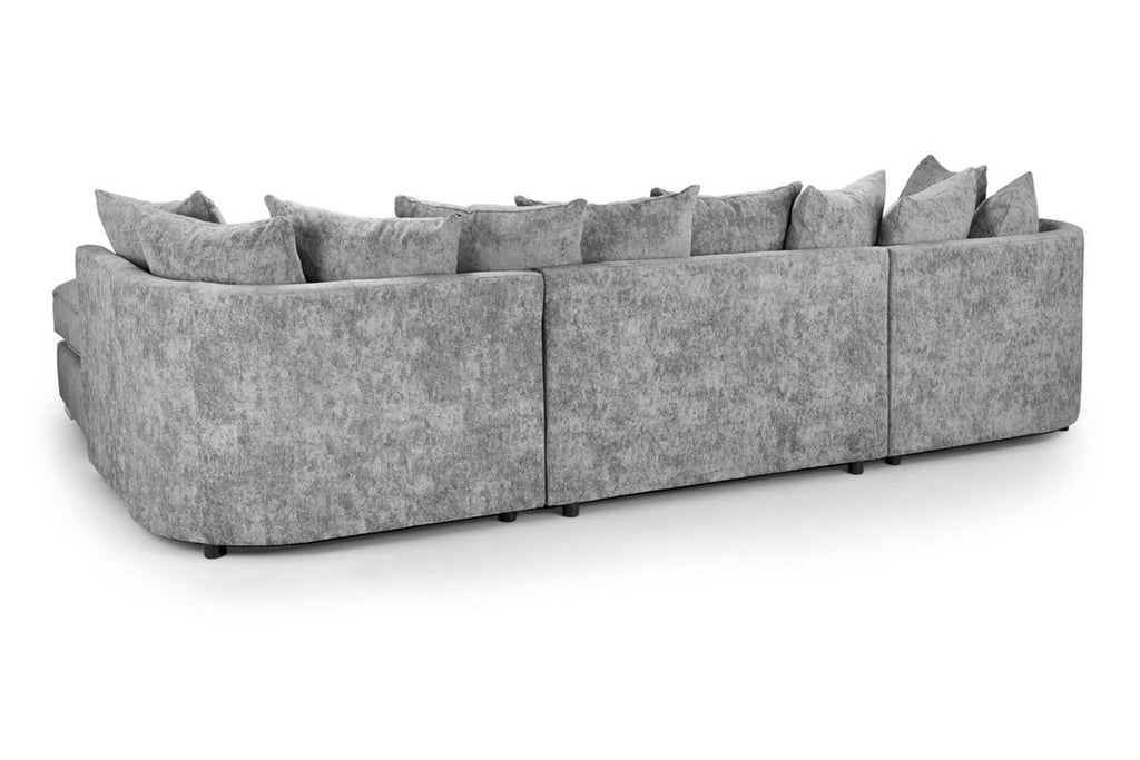 Bishop Large Corner Sofa - Available Truffle or Platinum - Scatterback or Full Back