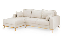 Load image into Gallery viewer, Briar Corner Sofa - Available Biege, Grey, Pink or Blue - Left Hand &amp; Right Hand Facing Options
