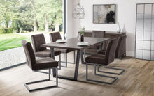 Load image into Gallery viewer, Brooklyn Dining Table - Dark Oak - 98cm D x 180cm W x 76cm H
