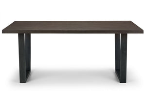 Brooklyn Dining Table - Dark Oak - 98cm D x 180cm W x 76cm H