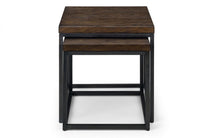 Load image into Gallery viewer, Brooklyn Nesting Lamp Tables - Dark Oak or Oak - 50cm D x 50cm W x 50cm H
