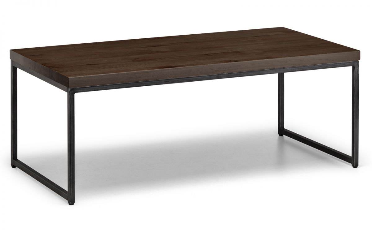 Brooklyn Nesting Coffee Tables - Dark Oak or Oak - 60cm D x 120cm W x 44.5cm H
