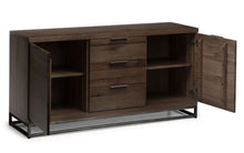 Load image into Gallery viewer, Brooklyn Sideboard - Dark Oak or Oak - 45cm D x 150cm W x 76cm H
