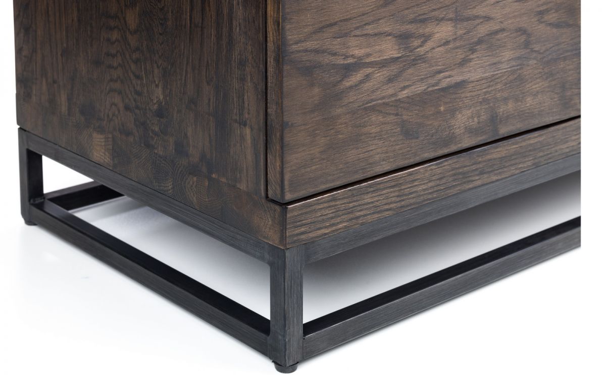 Brooklyn TV Unit - Dark Oak or Oak - 45cm D x 135cm W x 51cm H