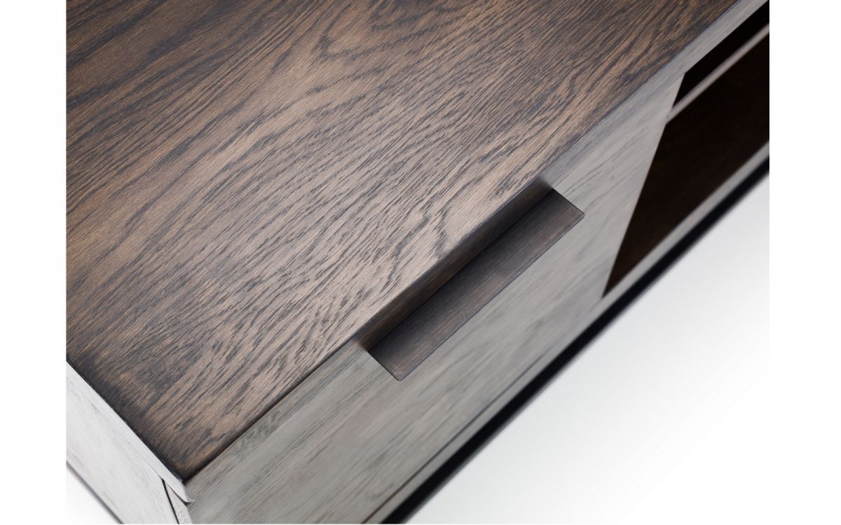 Brooklyn TV Unit - Dark Oak or Oak - 45cm D x 135cm W x 51cm H