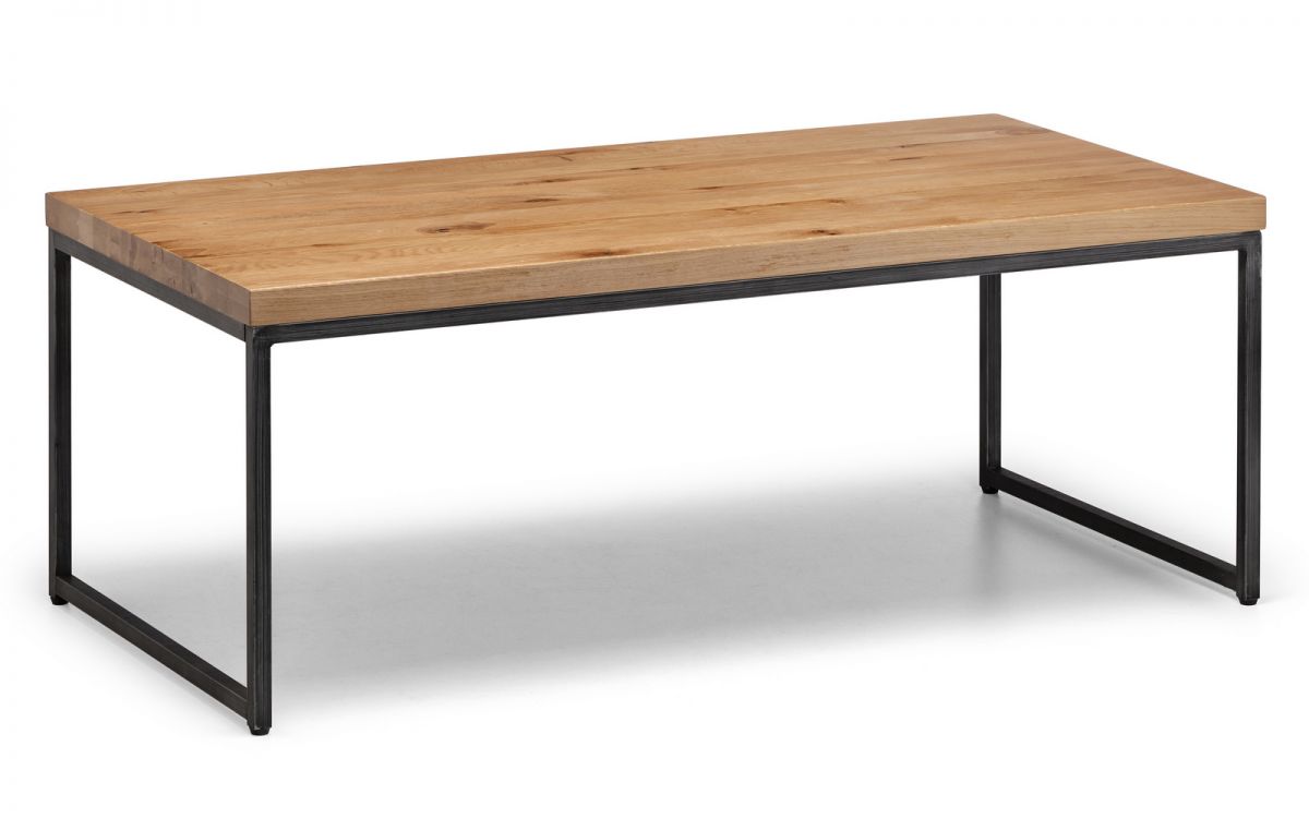 Brooklyn Nesting Coffee Tables - Dark Oak or Oak - 60cm D x 120cm W x 44.5cm H