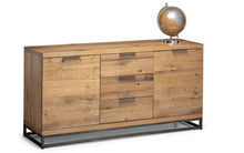 Load image into Gallery viewer, Brooklyn Sideboard - Dark Oak or Oak - 45cm D x 150cm W x 76cm H
