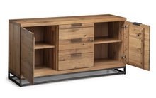 Load image into Gallery viewer, Brooklyn Sideboard - Dark Oak or Oak - 45cm D x 150cm W x 76cm H
