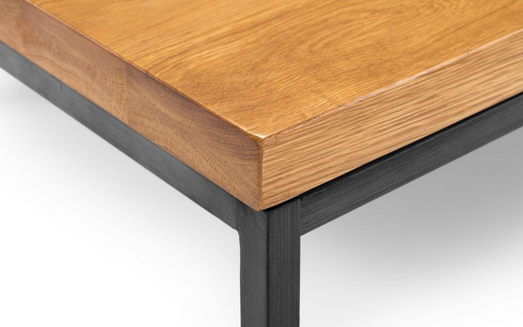 Brooklyn Square Coffee Table - Dark Oak or Oak - 90cm D x 90cm W x 40cm H
