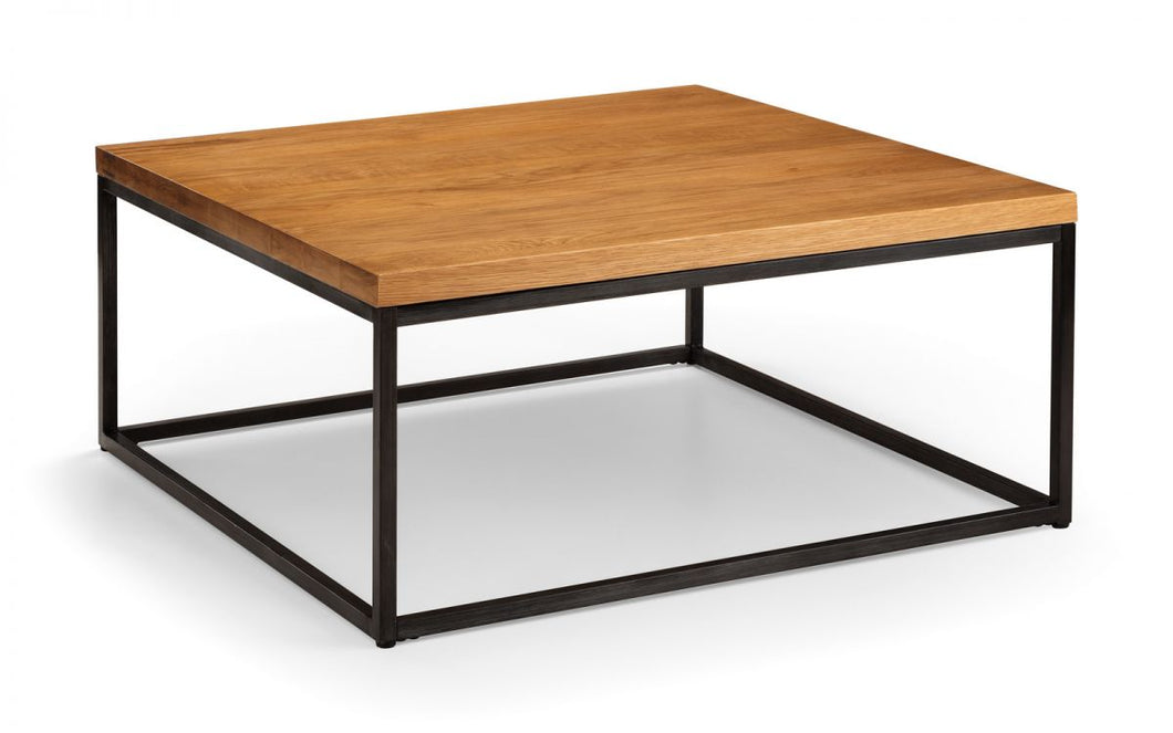 Brooklyn Square Coffee Table - Dark Oak or Oak - 90cm D x 90cm W x 40cm H