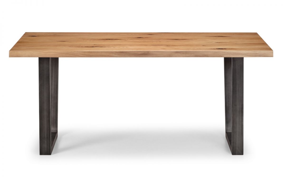 Brooklyn Dining Table - Oak - 98cm D x 180cm W x 75.5cm H