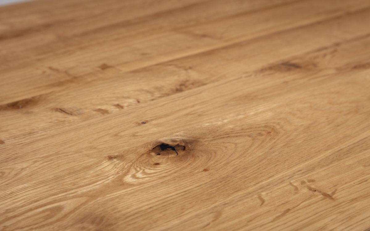 Brooklyn Dining Table - Oak - 98cm D x 180cm W x 75.5cm H