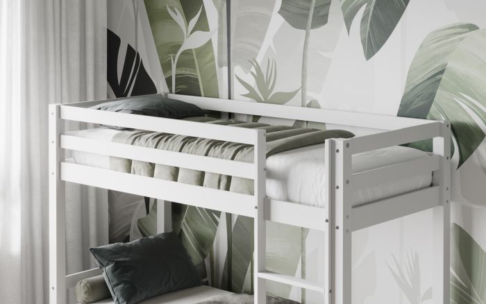 Callisto Bunk Bed Frame - Available in White or Grey