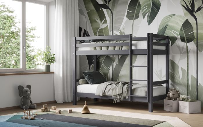 Callisto Bunk Bed Frame - Available in White or Grey