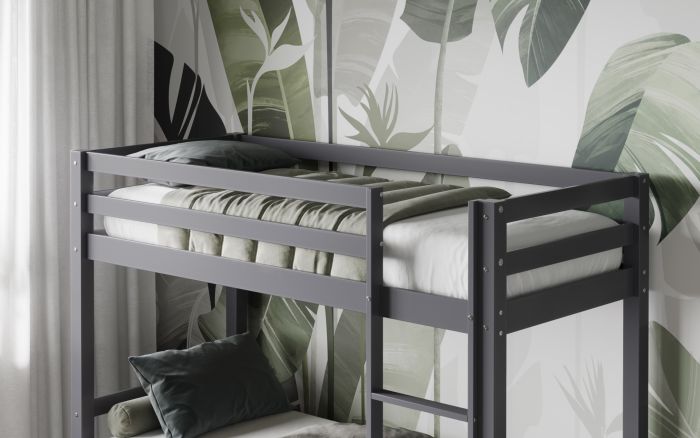 Callisto Bunk Bed Frame - Available in White or Grey