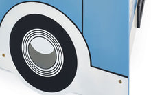 Load image into Gallery viewer, Kids Campervan Bed - Light Blue - Optional Mattress
