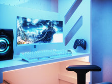 Load image into Gallery viewer, Recoil Shuttle LED Gaming Bed High Sleeper Single - Available in Black &amp; Red or White
