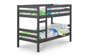 Kids Camden Bunk Bed - Dove Grey, Anthracite or Surf White - Optional Mattress