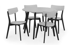 Casa Round Dining Table (100W x 100D x 75Hcm) - Available in Grey/Black or White