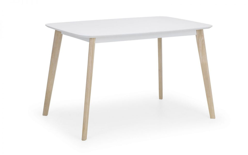 Casa Rectangular Dining Table (120 x 80cm) - Available in Grey/Black or White