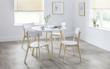 Load image into Gallery viewer, Casa Round Dining Table (100W x 100D x 75Hcm) - Available in Grey/Black or White
