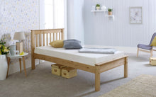 Load image into Gallery viewer, Chester Bed - Waxed Wood - Available in Single(3Ft), Small Double(4Ft), Double(4&quot;6Ft) &amp; KingSize (5Ft)
