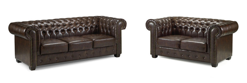 Chesterfield Sofa - Available in Corner or 3+2 - Colour options Oxblood Red, Black or Antique Brown