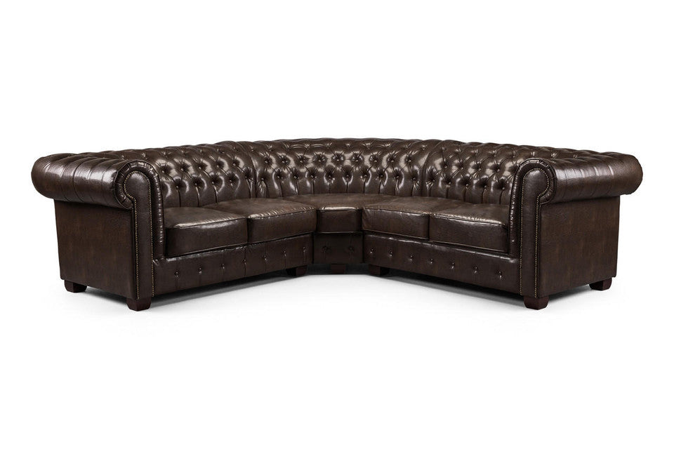 Chesterfield Sofa - Available in Corner or 3+2 - Colour options Oxblood Red, Black or Antique Brown