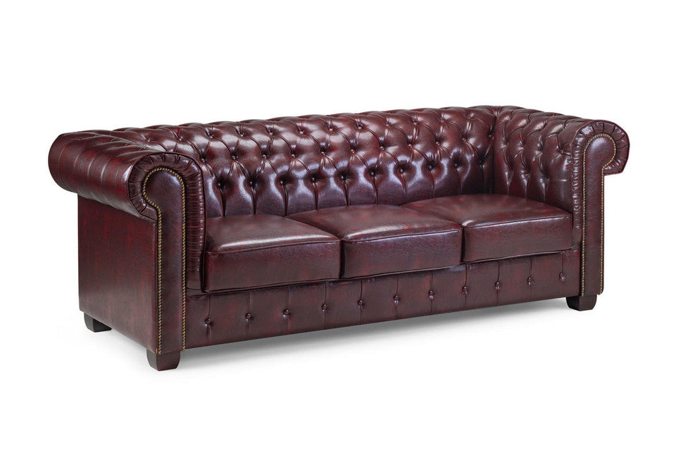 Chesterfield Sofa - Available in Corner or 3+2 - Colour options Oxblood Red, Black or Antique Brown