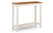 Load image into Gallery viewer, Coxmoor Console Table 90cm -  Available in Oak or Ivory &amp; Oak
