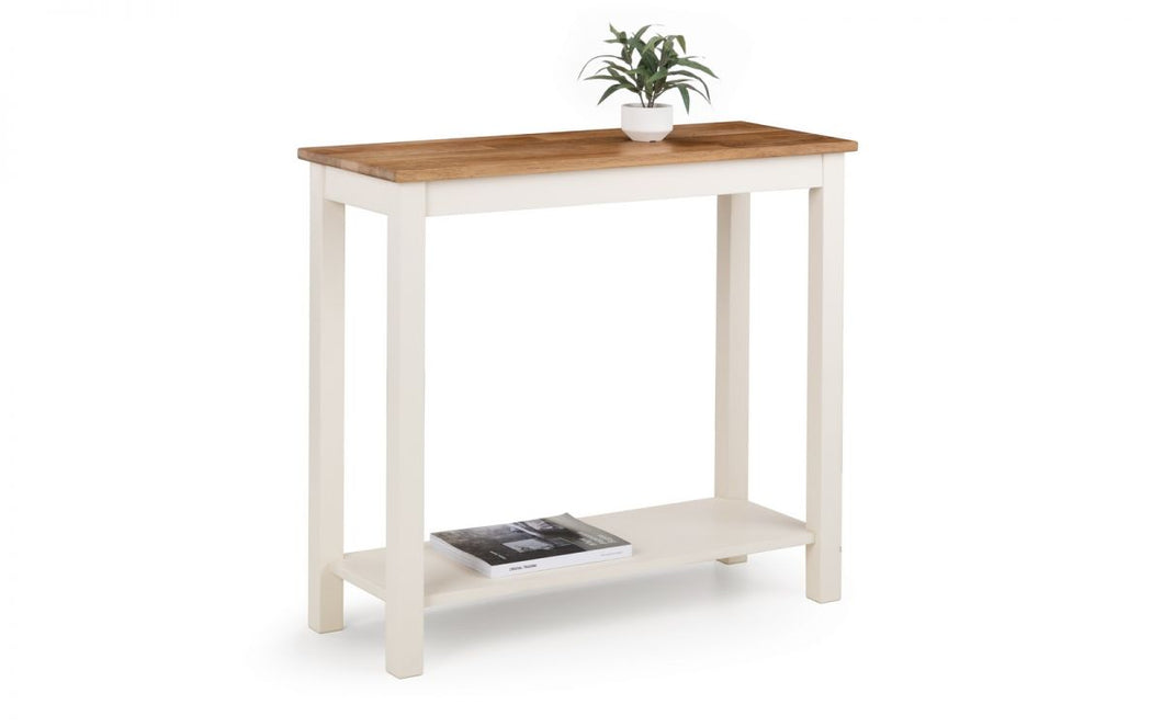 Coxmoor Console Table 90cm -  Available in Oak or Ivory & Oak