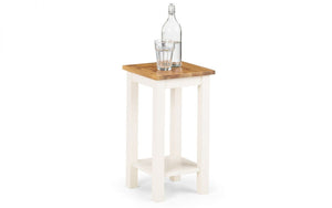 Coxmoor Tall Narrow Side Table - Available in Oak or Ivory & Oak