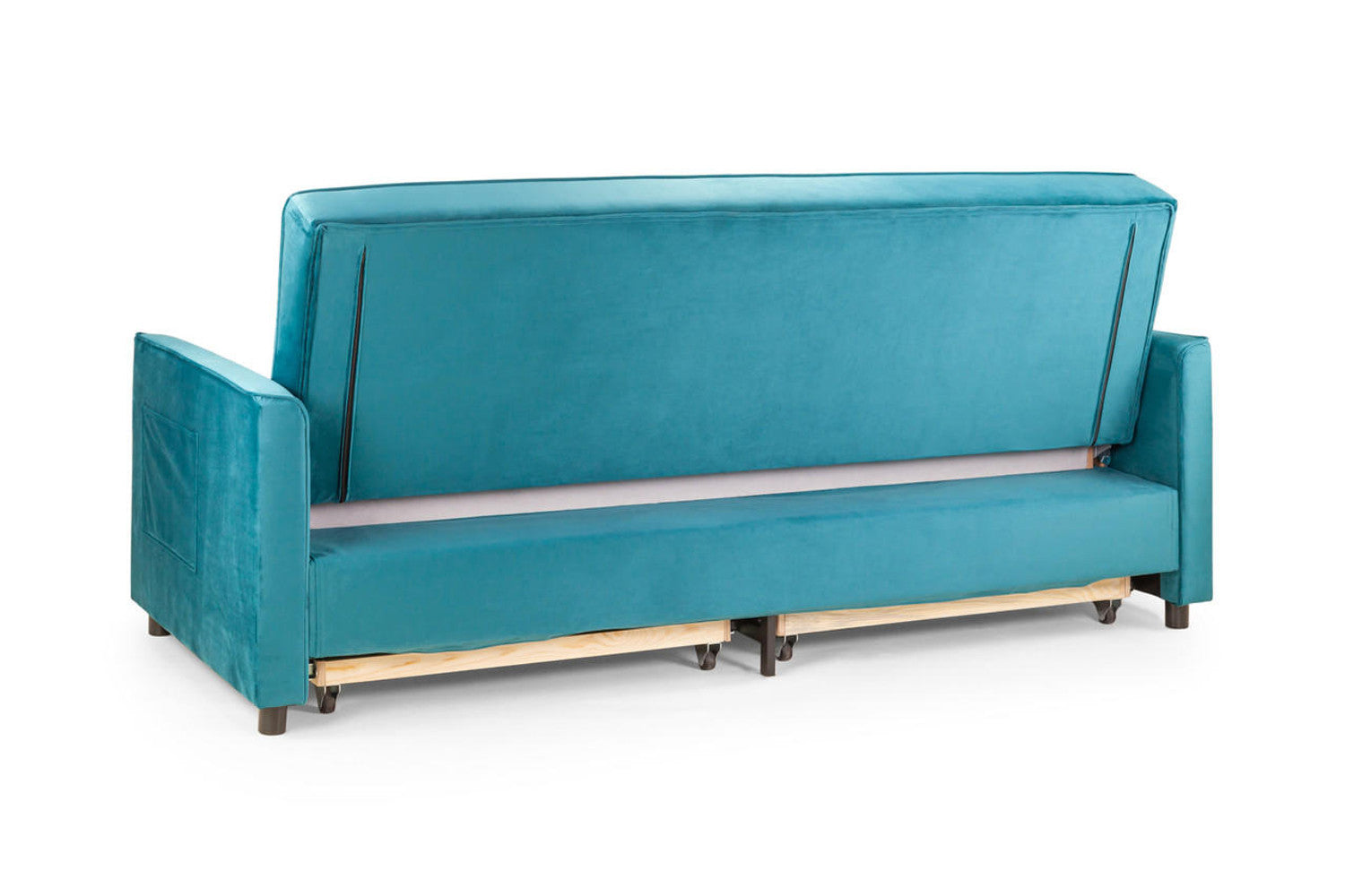 Elegence SofaBed - Colours Plush Grey or Plush Teal or Plush Blue - Available in 3 Seater