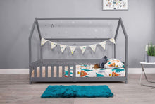 Load image into Gallery viewer, White Wooden Explorer Playhouse With Rails - Single Bed
